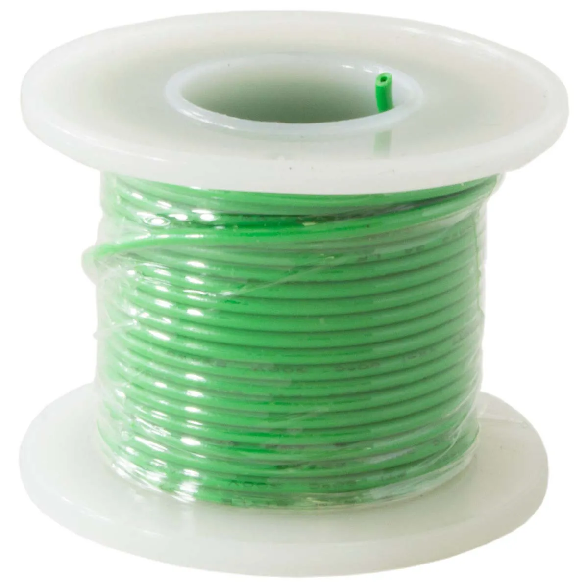 16 Gauge Stranded Wire, Green, 25' Spool, 300 Volts