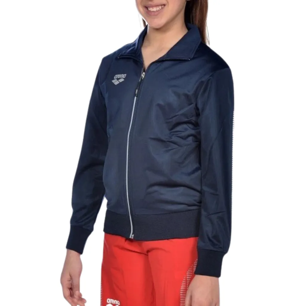 Arena Junior Unisex TL Knit Poly Jacket - Navy