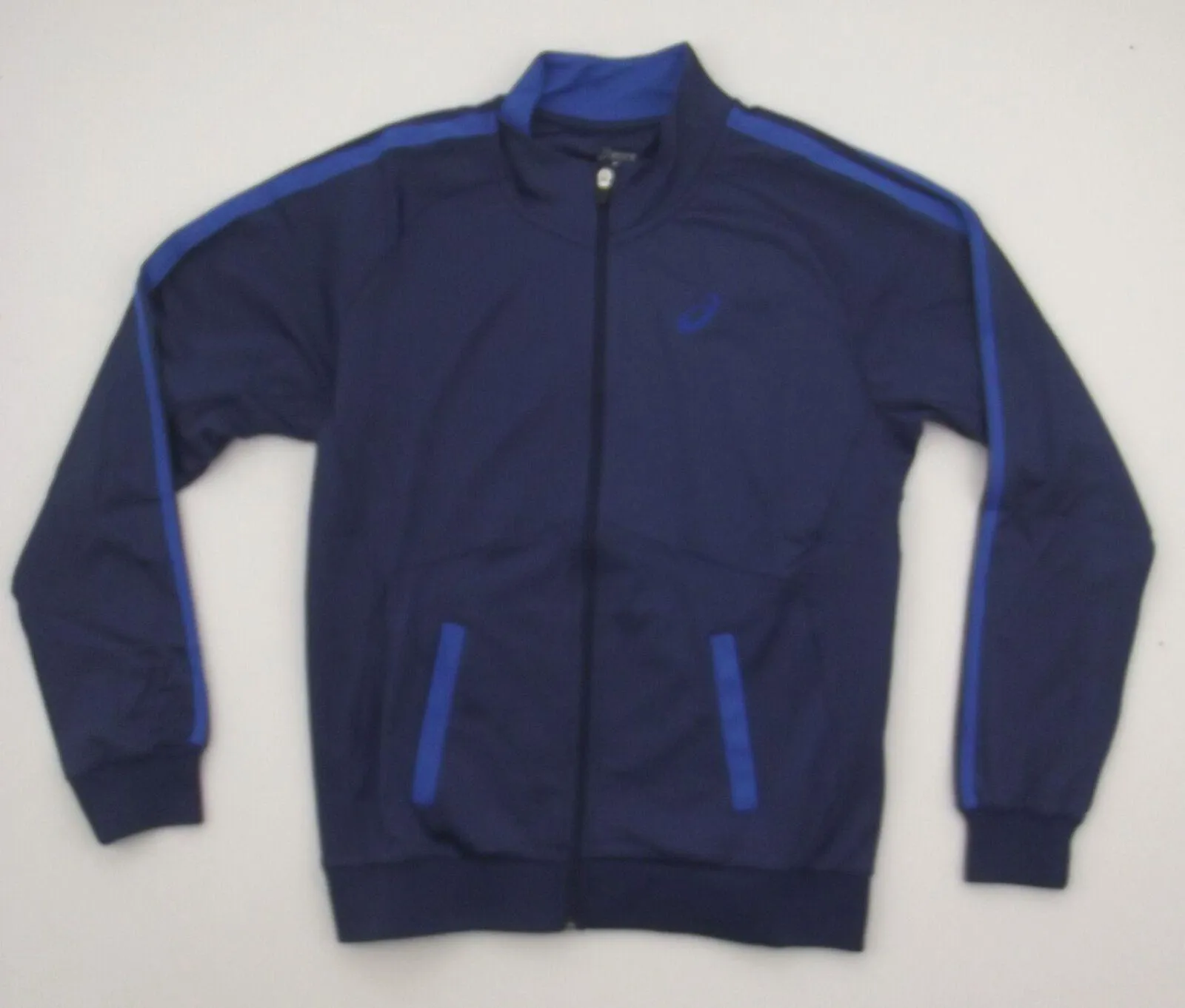 Asics Essentials Full Zip Mens Blue Jacket