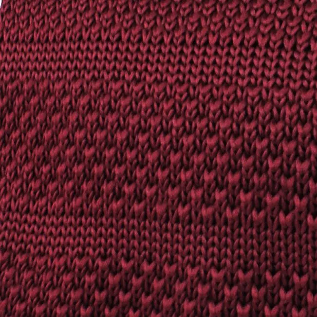 Azrou Burgundy Knitted Tie