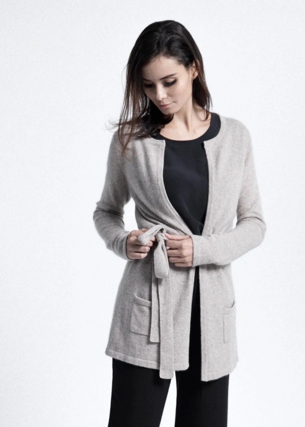 Belted Cardigan Jacket