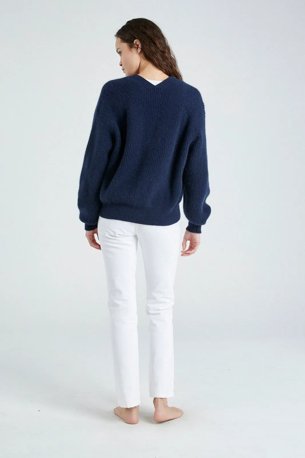   Beryll Cashmere Cardigan Sweater | Navy Blue