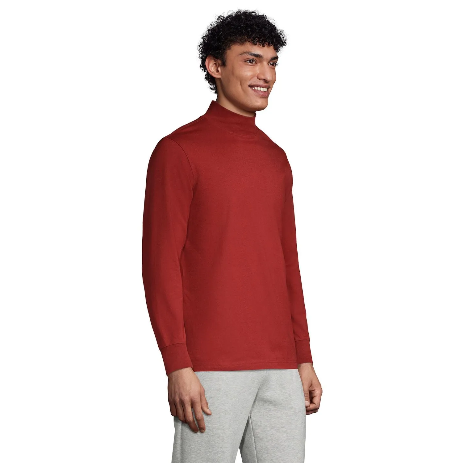 Big & Tall Super Mock Lands' End Turtleneck