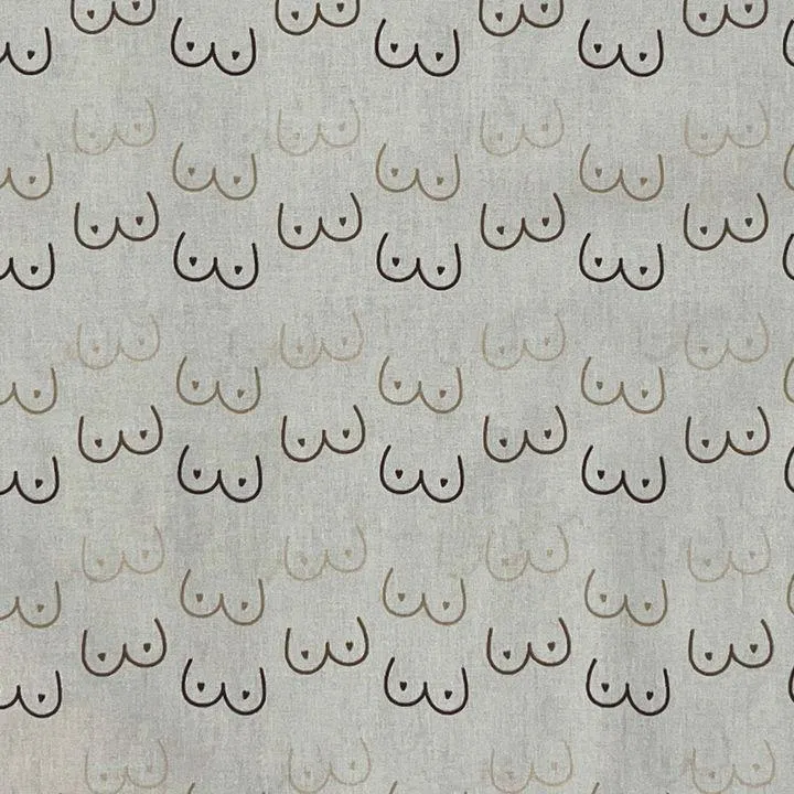 Boobies 100% Cotton Fabric