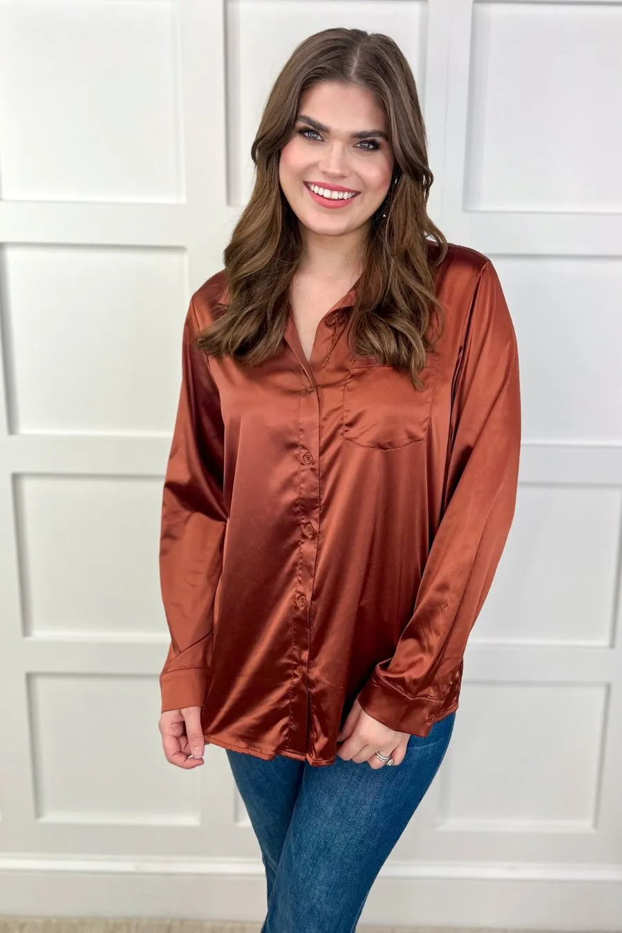 Boss Babe Button Up Top