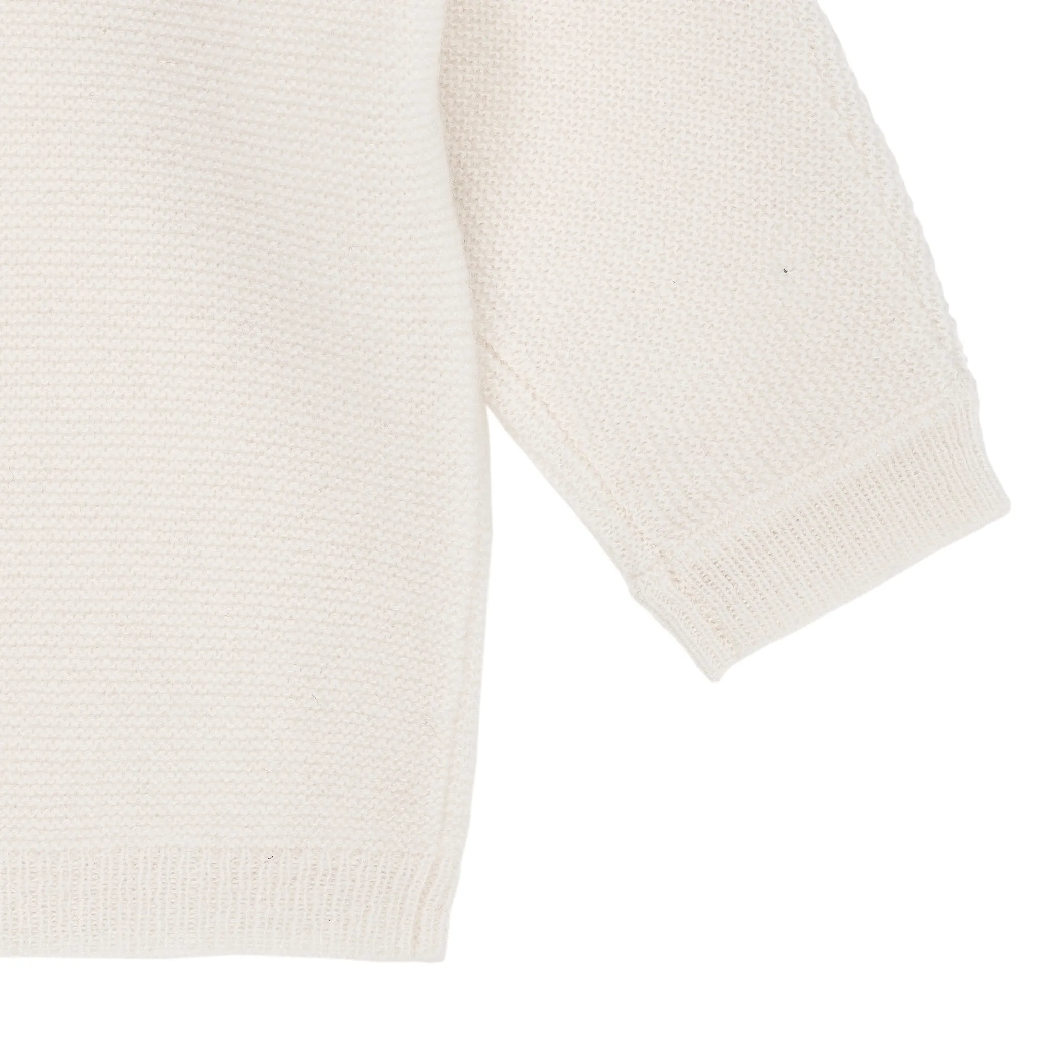 CASHMERE CLASSIC BABY CARDIGAN - CREAM