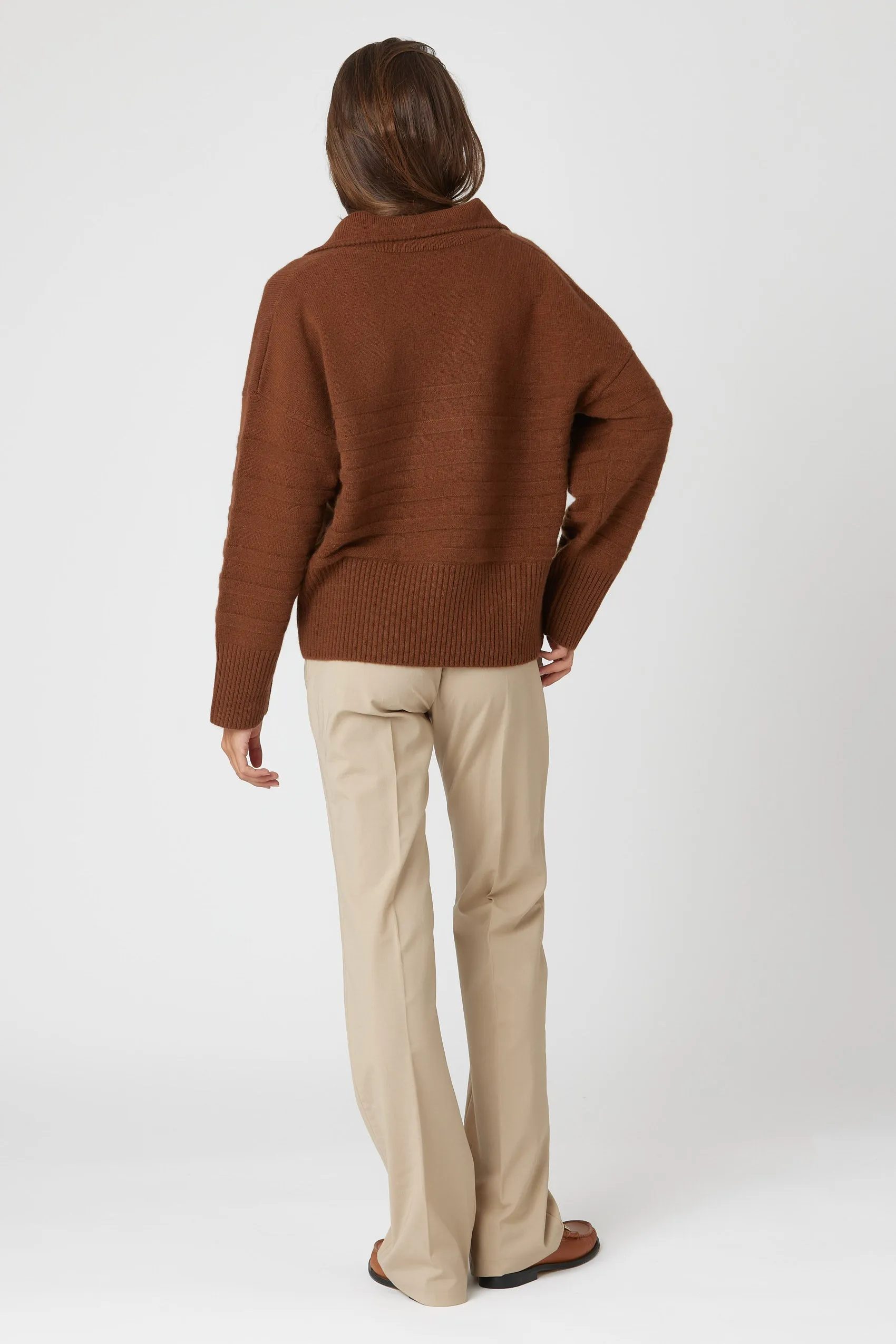 Collared Polo Sweater