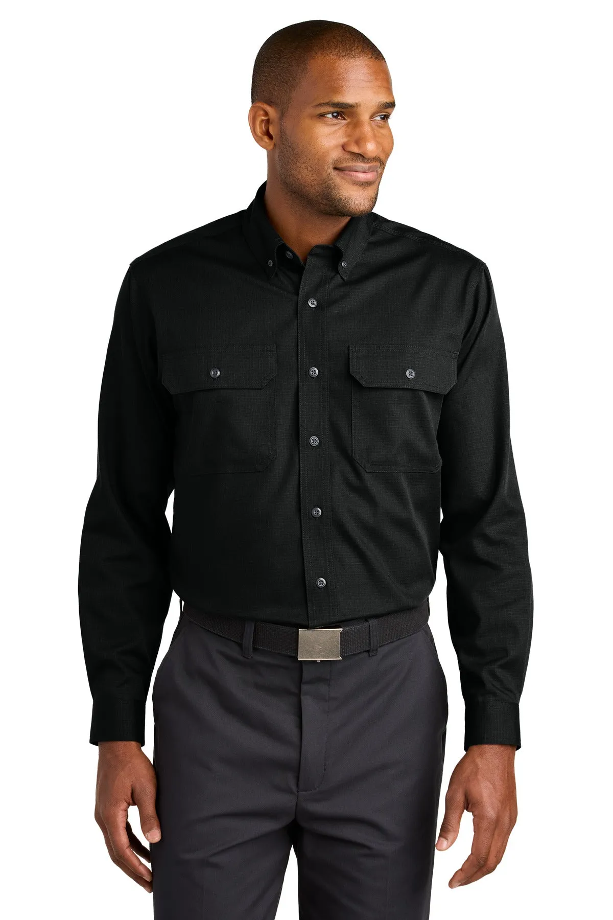 CornerStone Men's Long Sleeve Select Ripstop Shirt CSW174