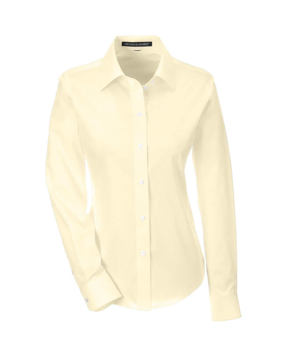 Devon & Jones Ladies' Crown Woven Collection™ Solid Stretch Twill