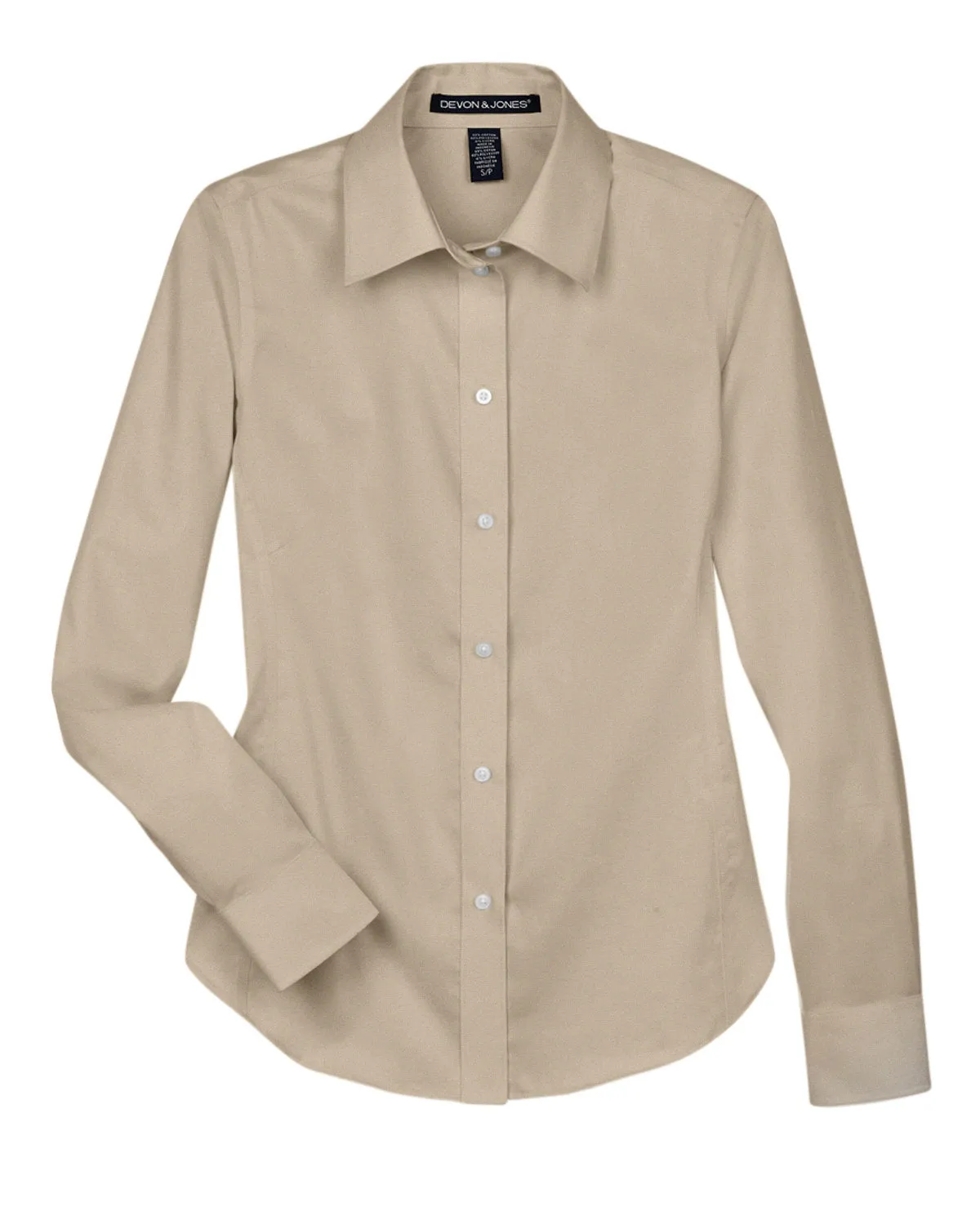 Devon & Jones Ladies' Crown Woven Collection™ Solid Stretch Twill