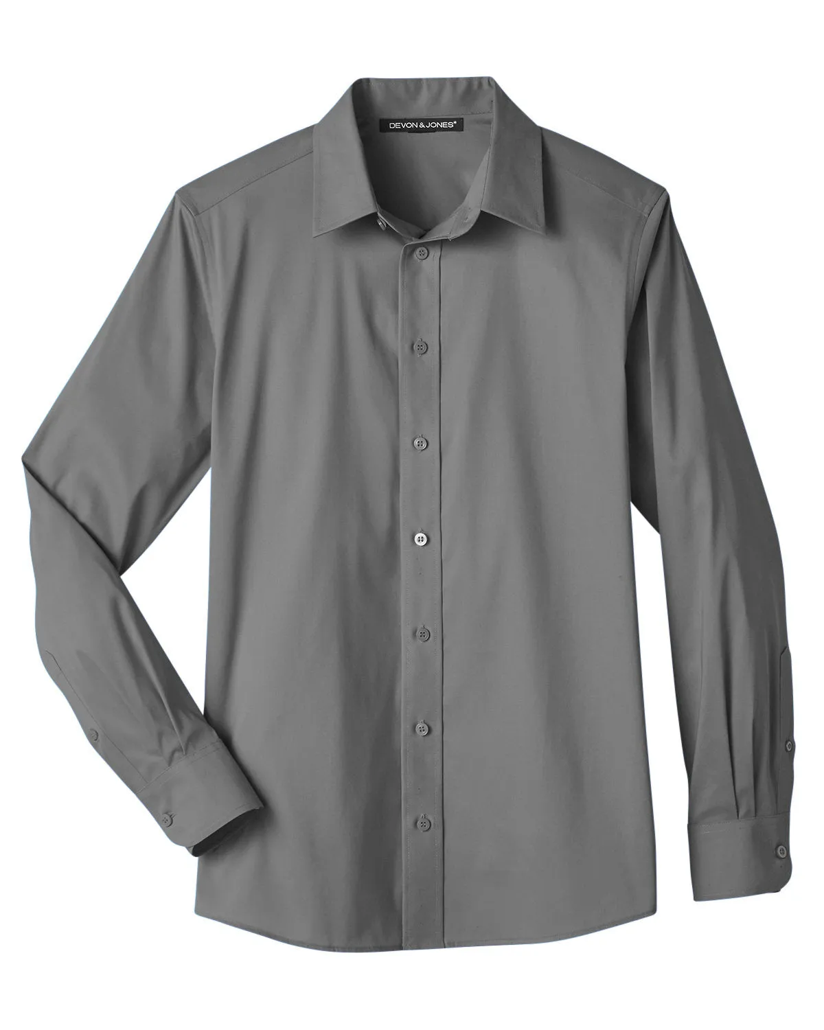 Devon & Jones Men's Crown Collection™ Stretch Broadcloth Slim Fit Shirt