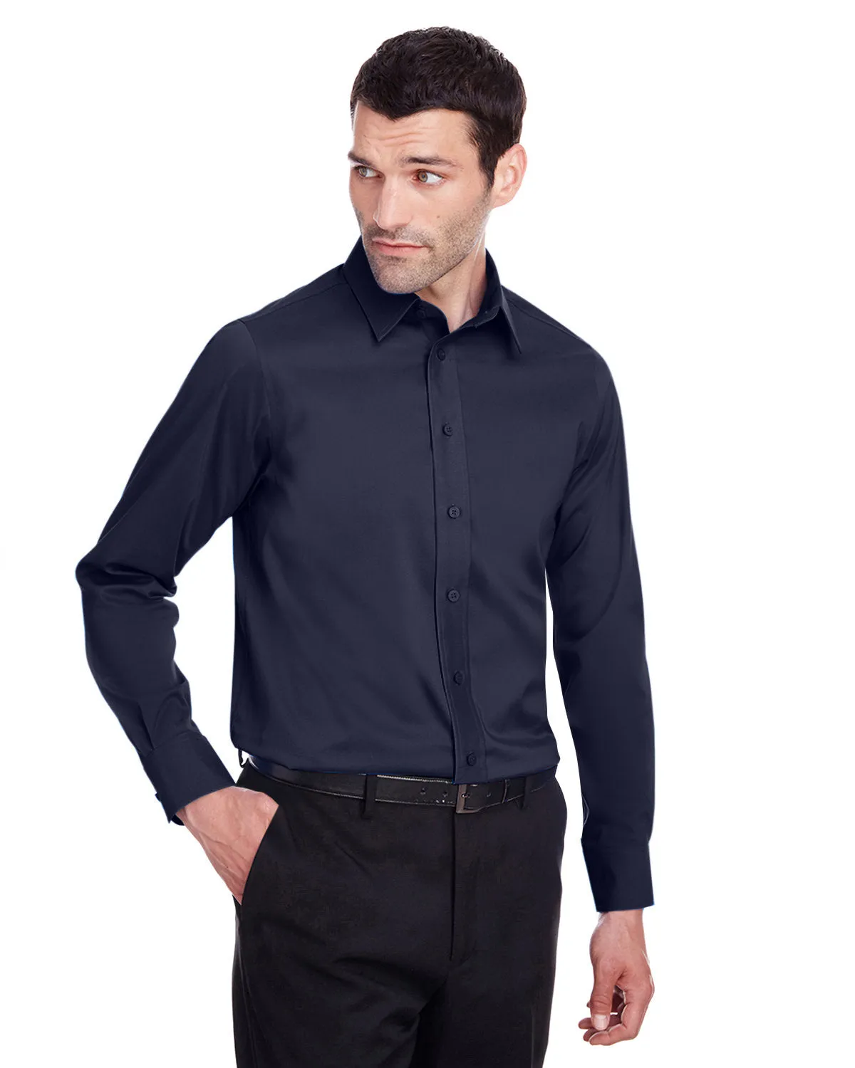 Devon & Jones Men's Crown Collection™ Stretch Broadcloth Slim Fit Shirt