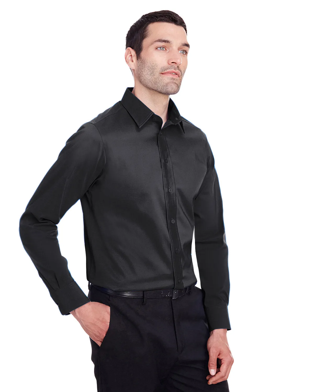 Devon & Jones Men's Crown Collection™ Stretch Broadcloth Slim Fit Shirt