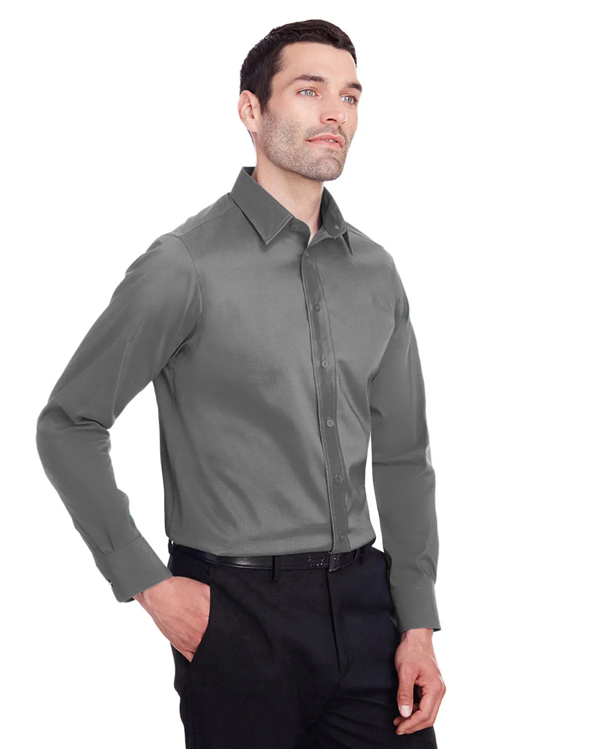 Devon & Jones Men's Crown Collection™ Stretch Broadcloth Slim Fit Shirt