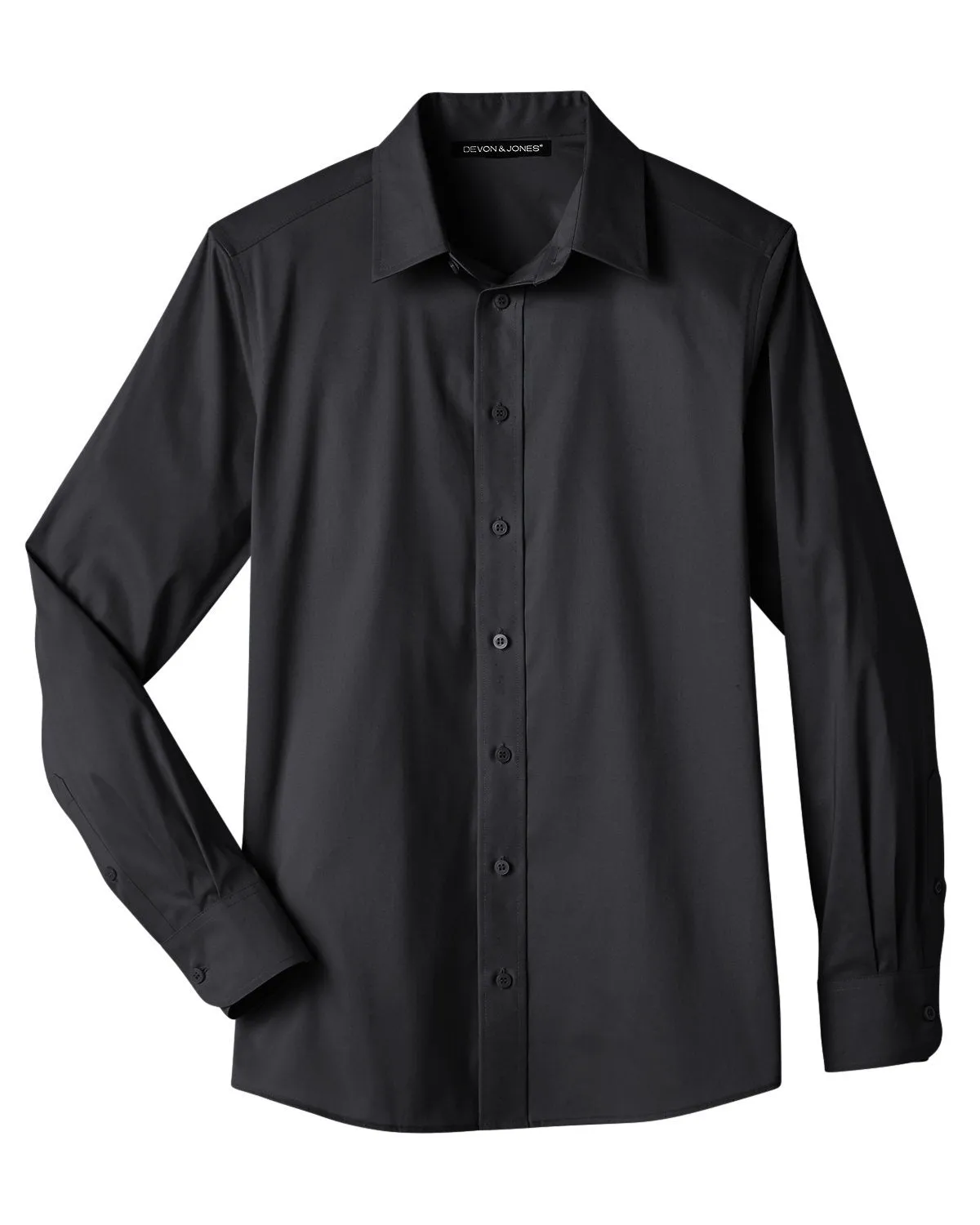 Devon & Jones Men's Crown Collection™ Stretch Broadcloth Slim Fit Shirt