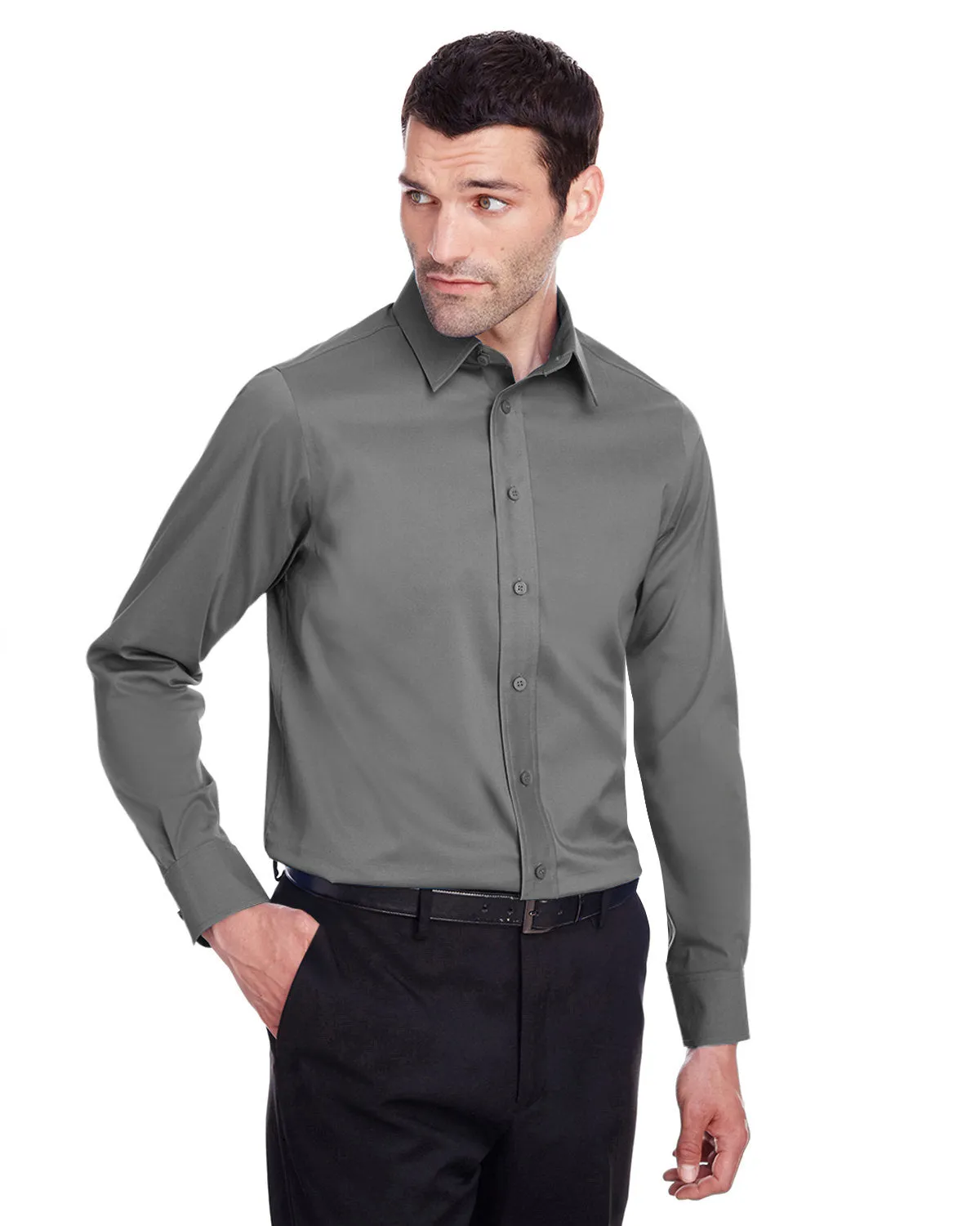 Devon & Jones Men's Crown Collection™ Stretch Broadcloth Slim Fit Shirt