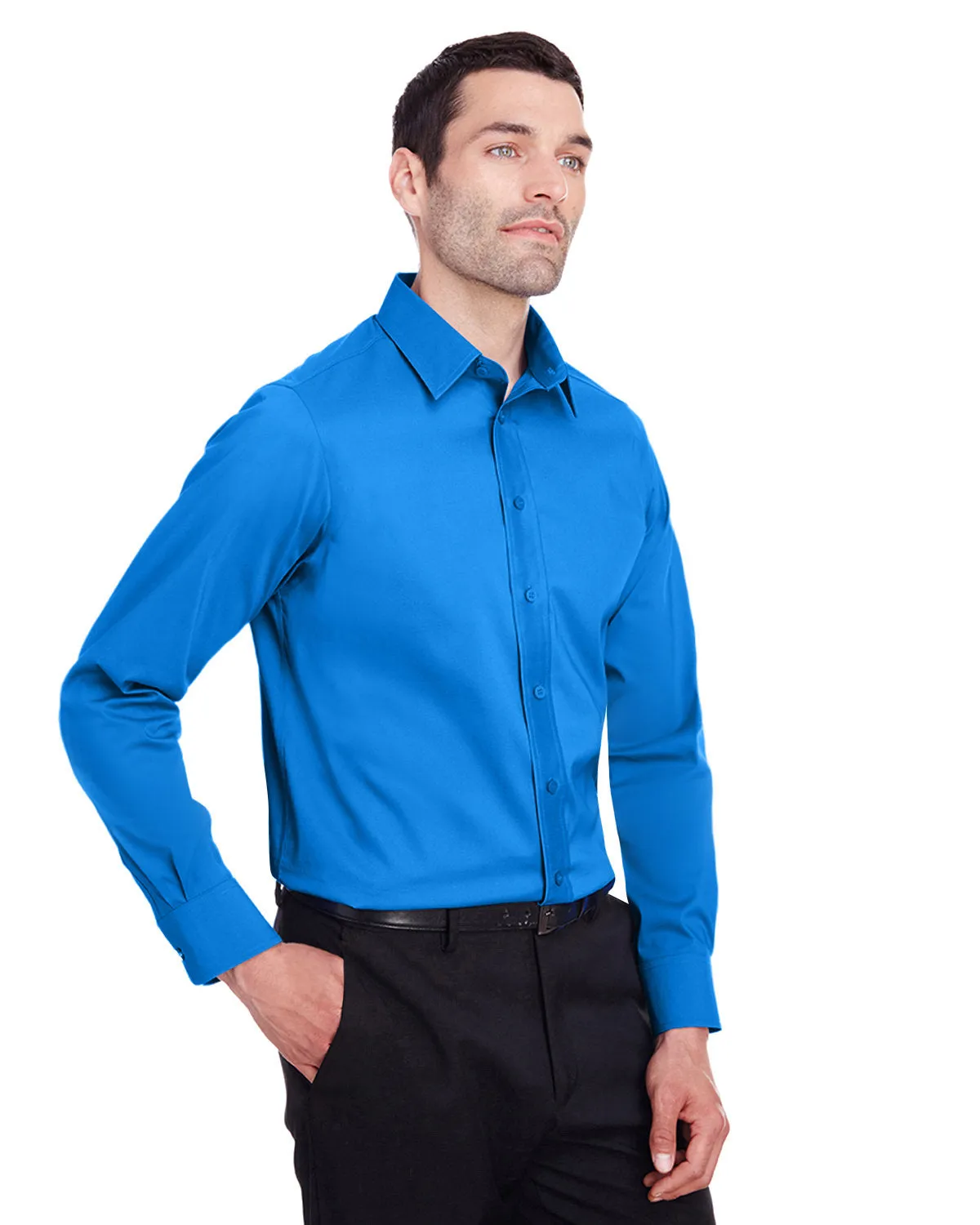 Devon & Jones Men's Crown Collection™ Stretch Broadcloth Slim Fit Shirt