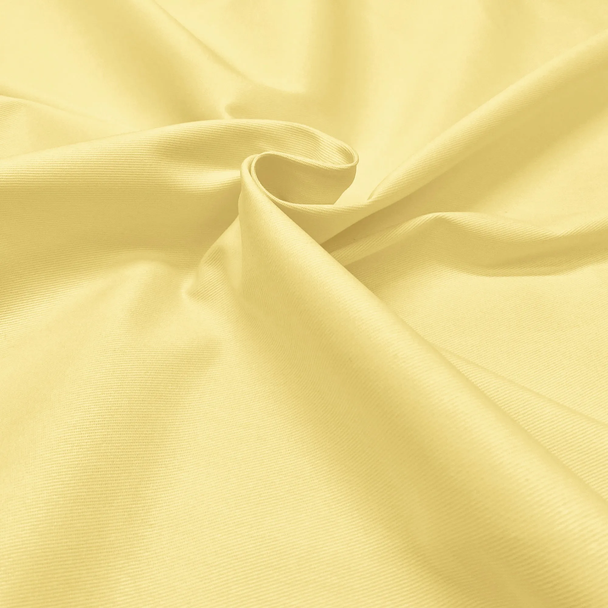 Eli Yellow 100% Cotton Solid Upholstery Fabric 56"