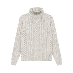 Fear of God Essentials Cable Knit Turtleneck, Wheat