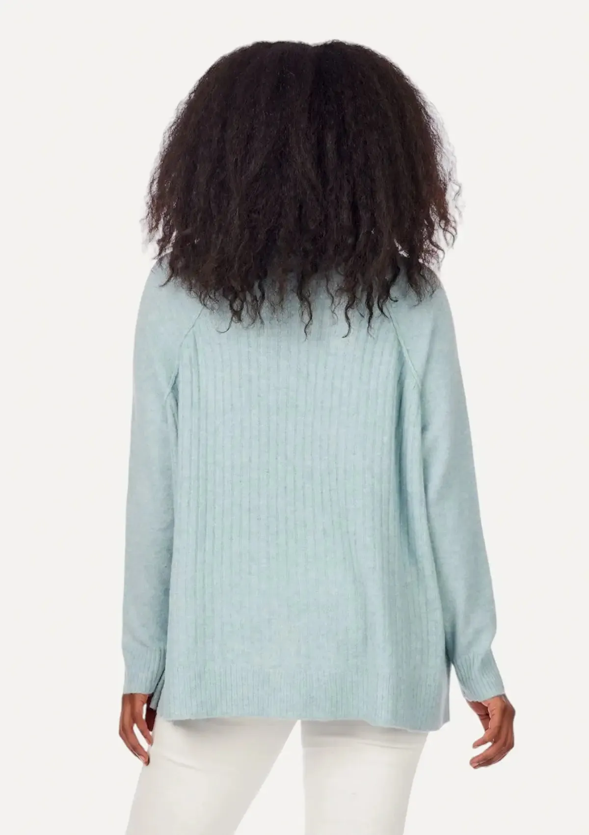 Freddie Ribbed Sweater - Blue