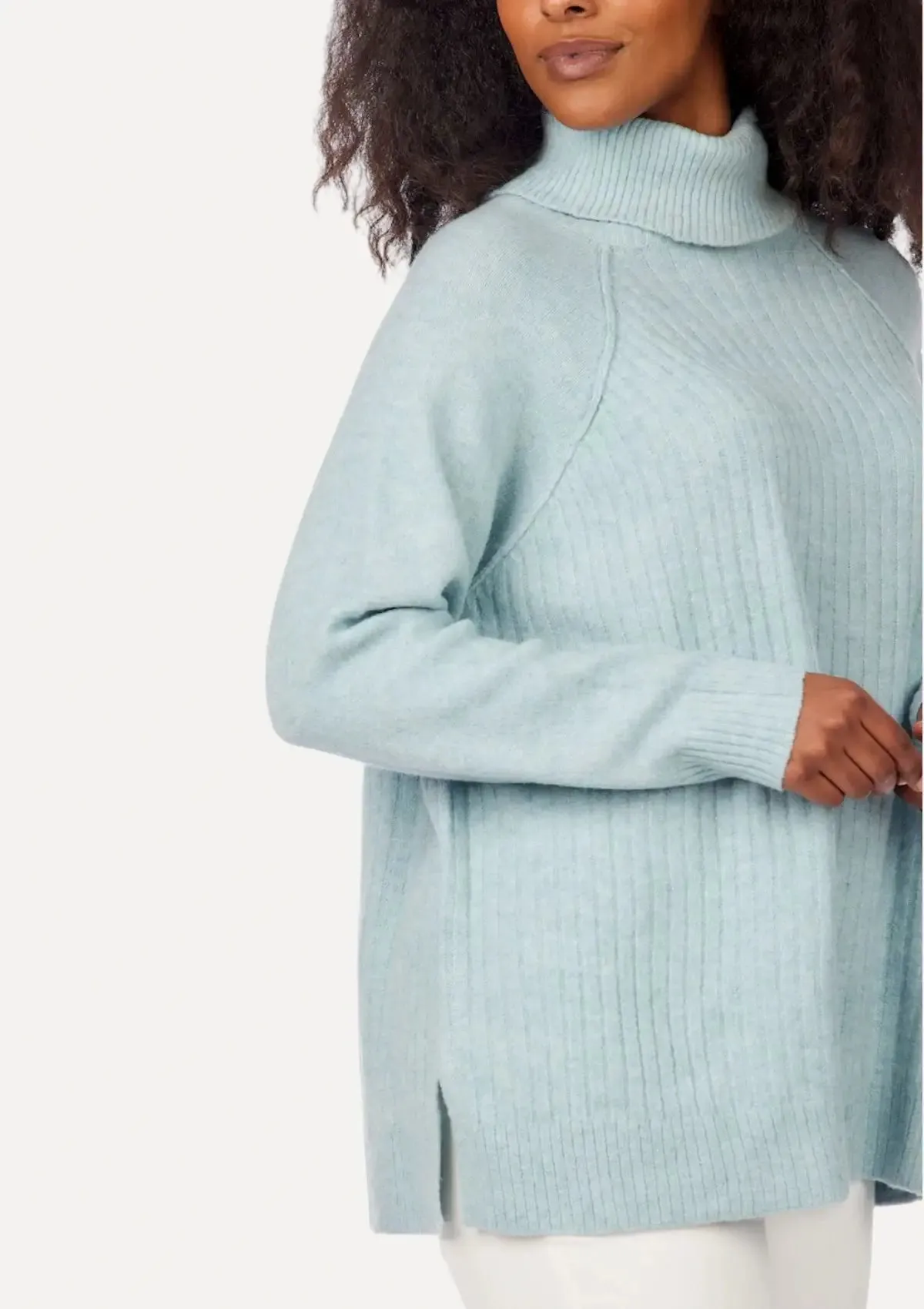 Freddie Ribbed Sweater - Blue