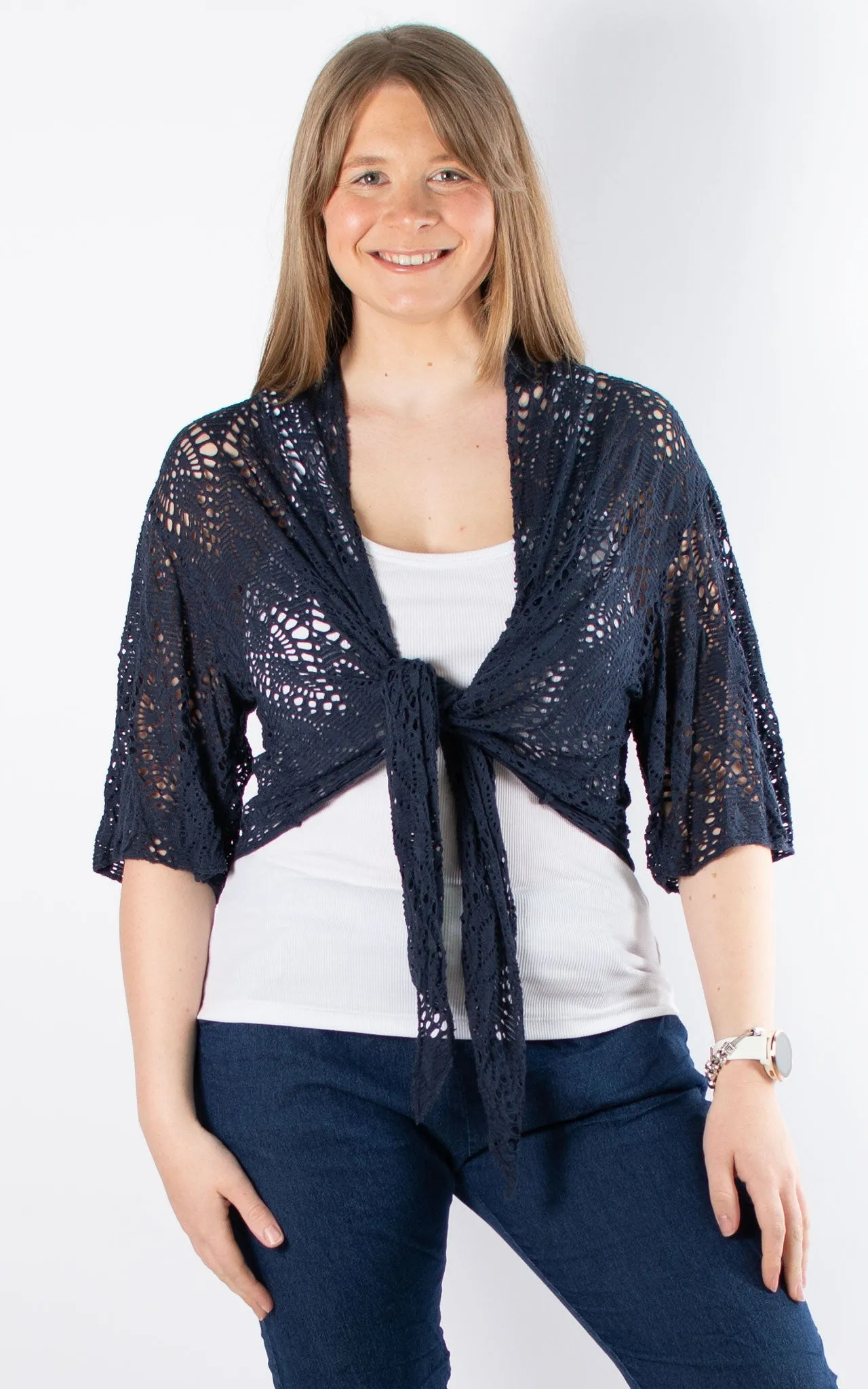 Georgia Shrug | Navy