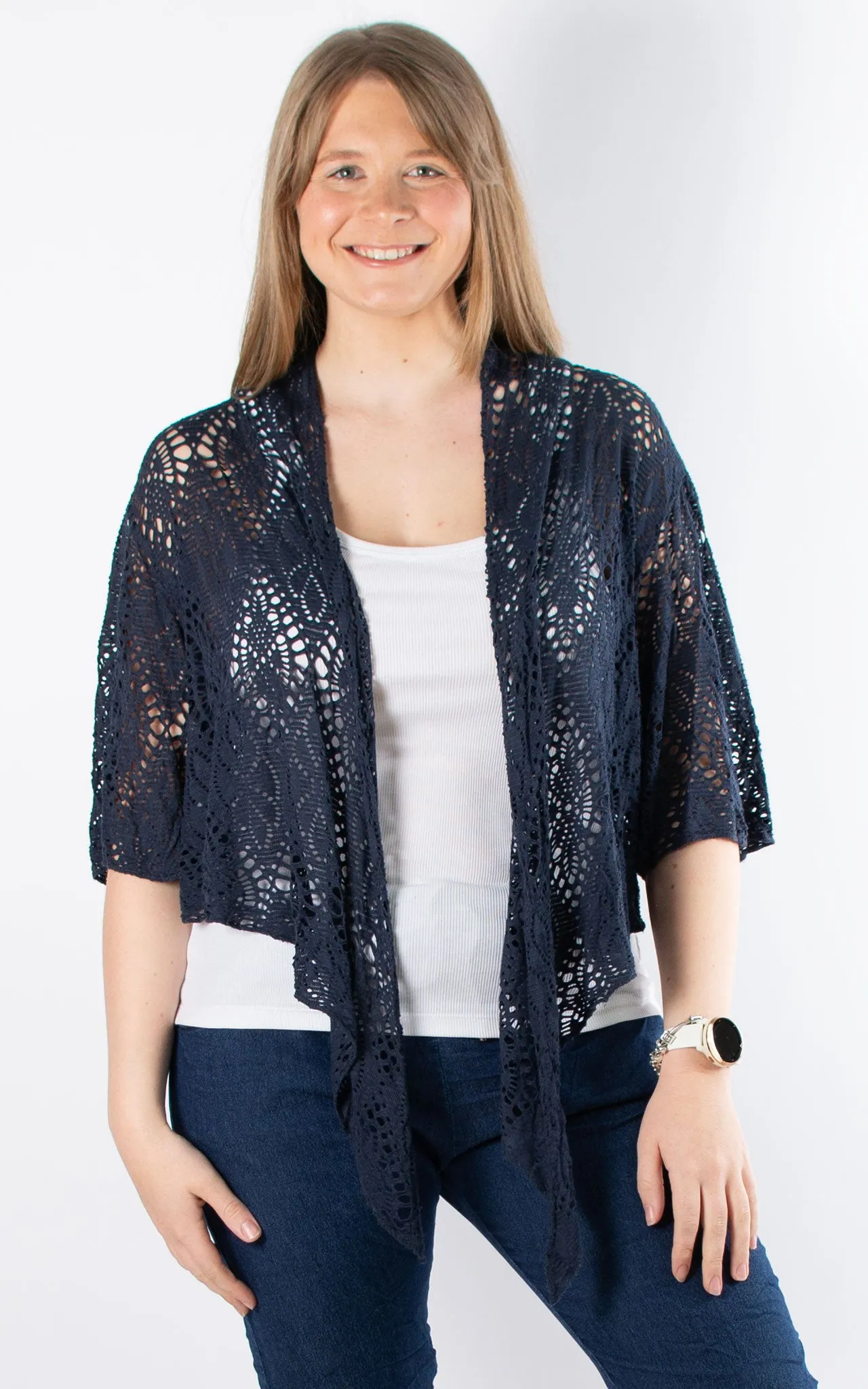 Georgia Shrug | Navy