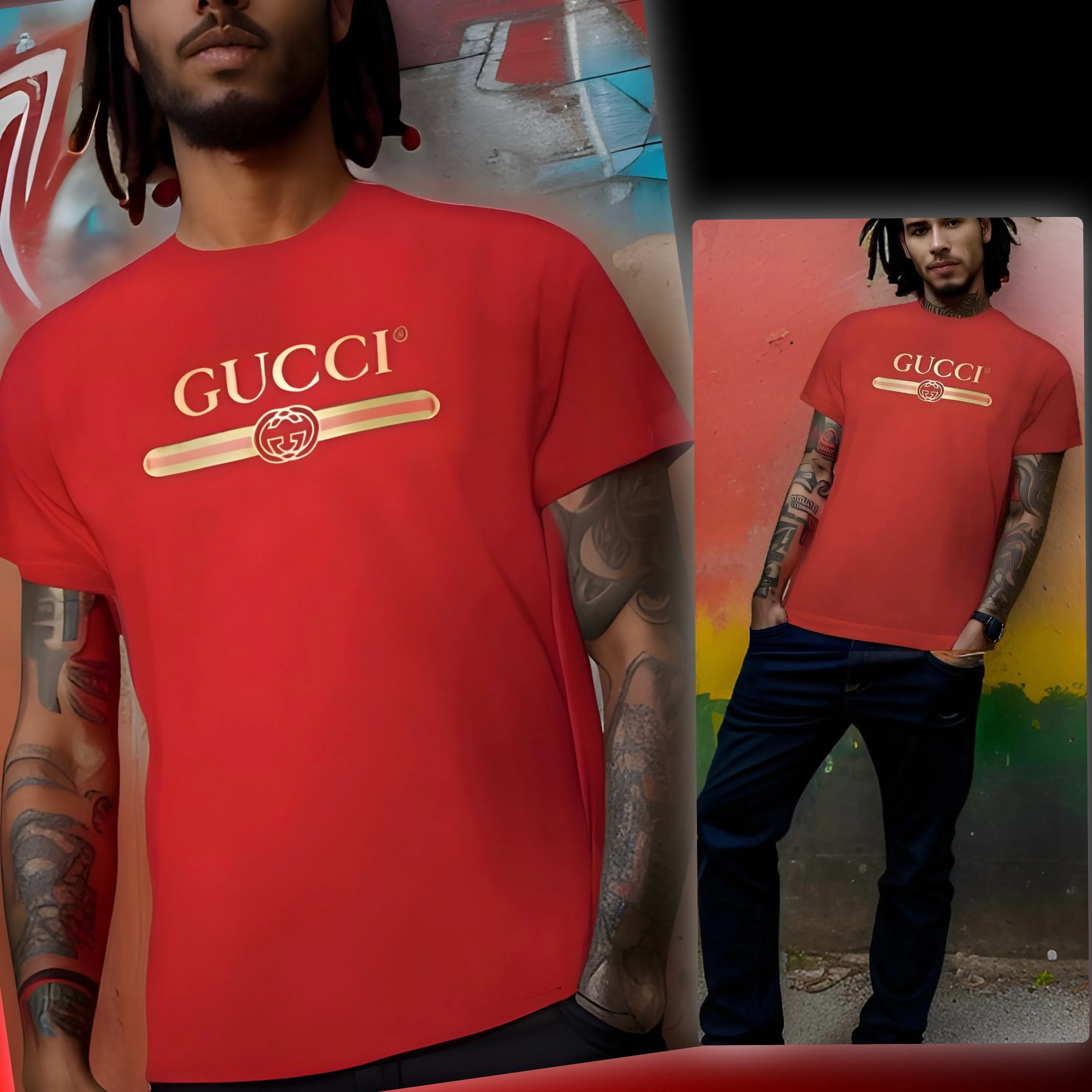 *GVCC!* THICK COTTON TEES (RED)