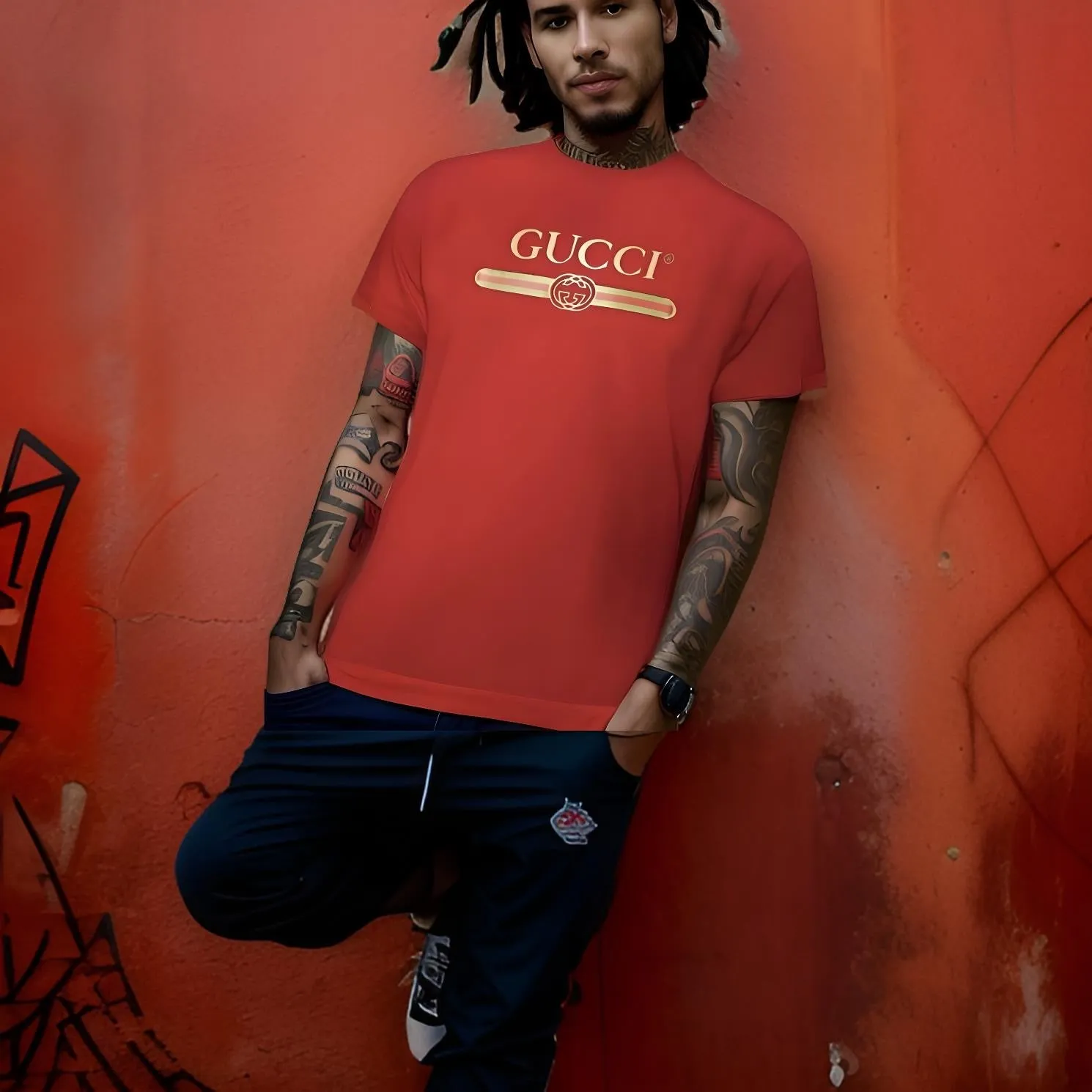 *GVCC!* THICK COTTON TEES (RED)