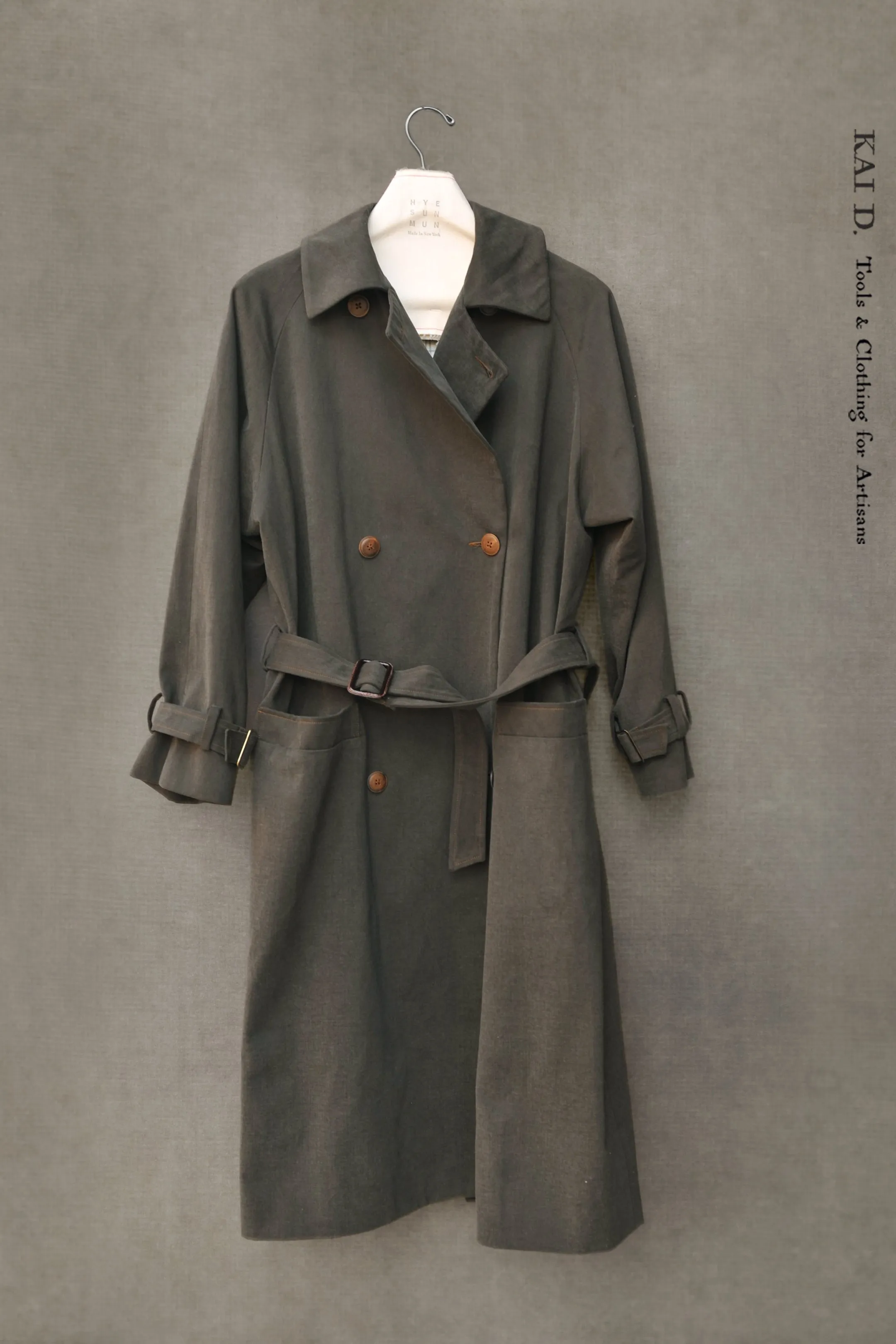 Jolie Trench Coat - Cotton Moleskin