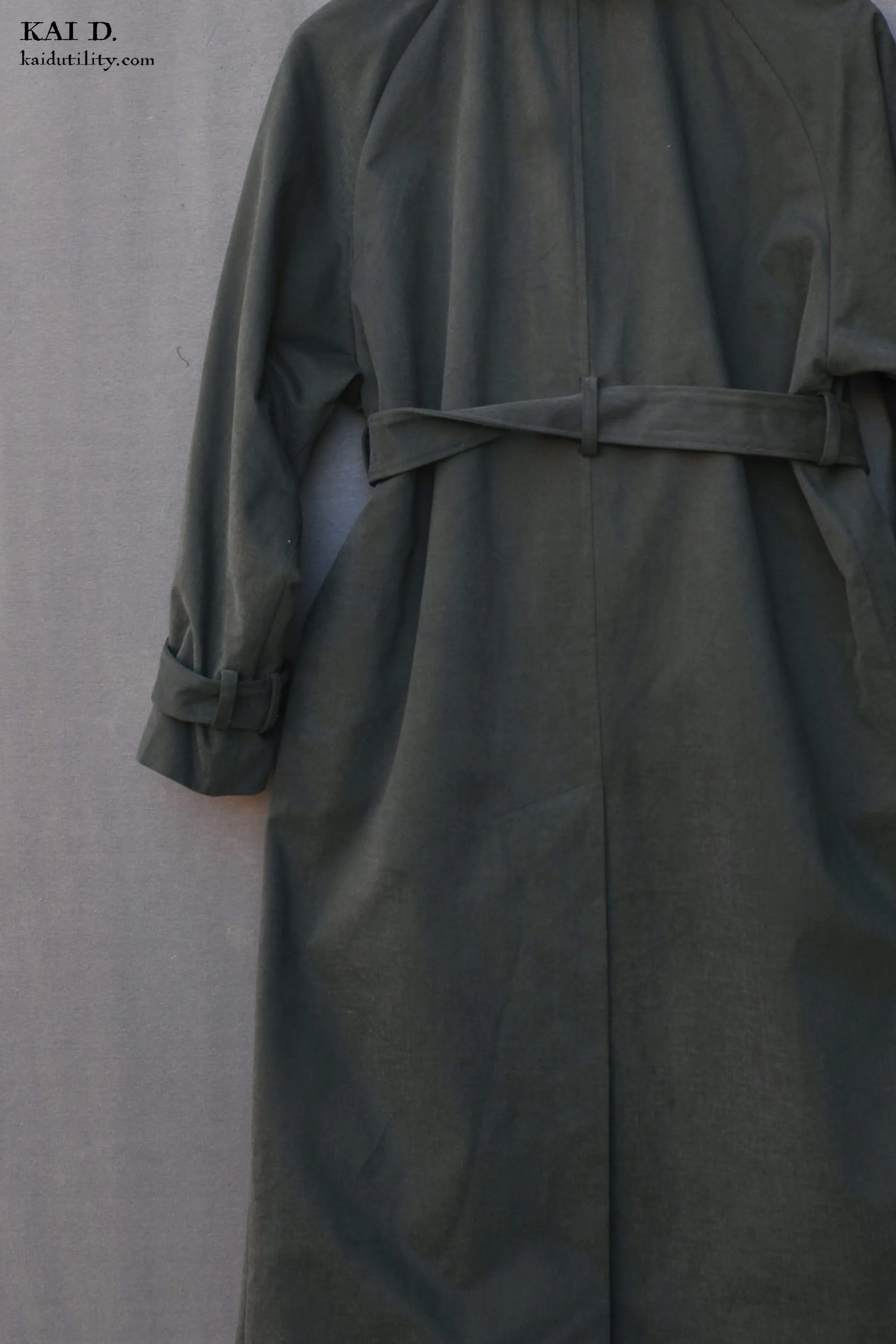 Jolie Trench Coat - Cotton Moleskin