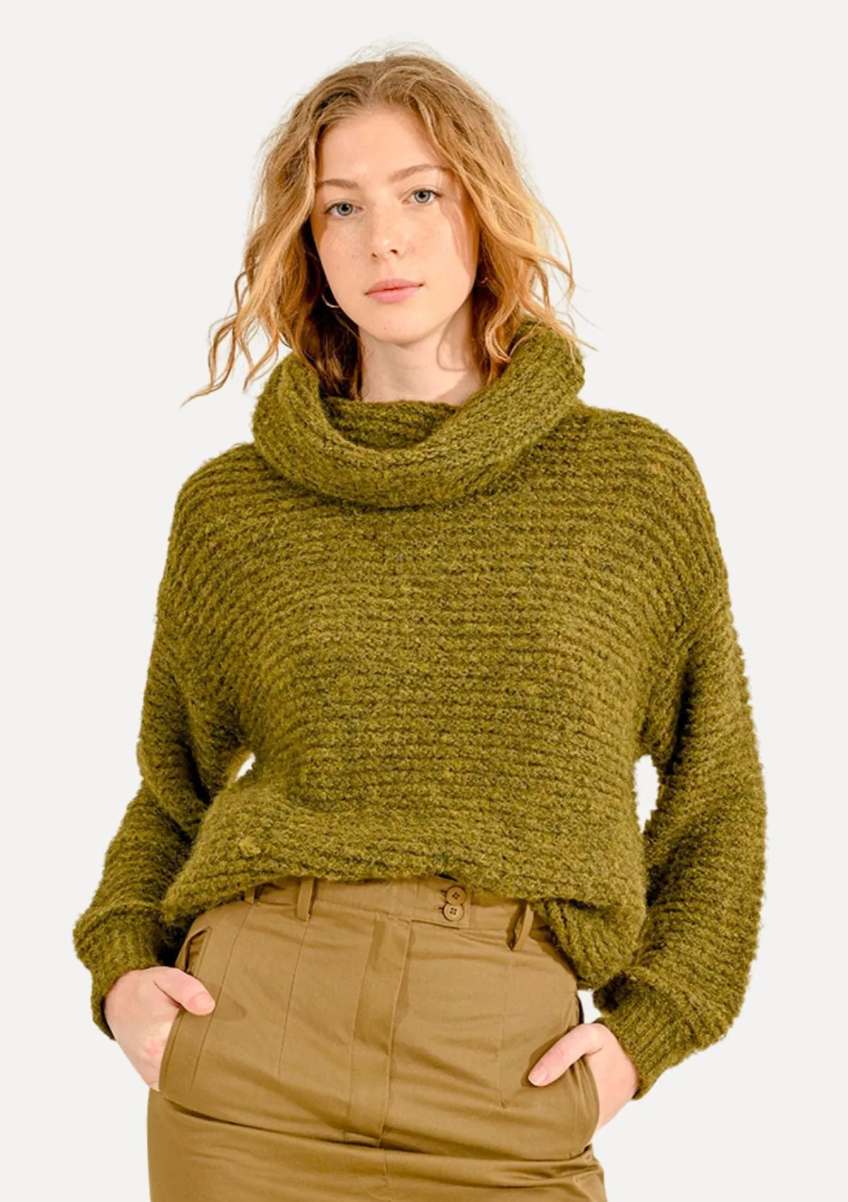 Kennedy Knit Sweater - Khaki