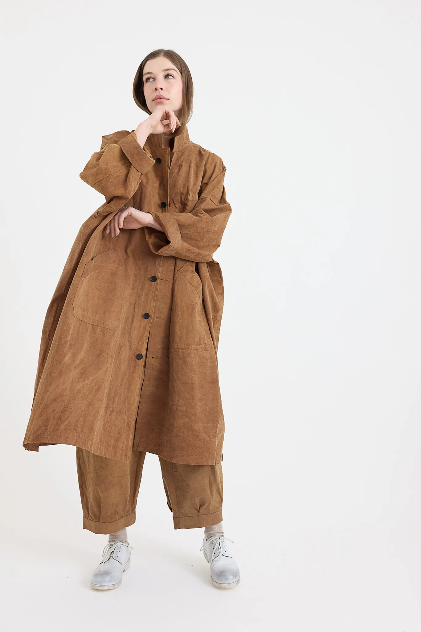 Klasica - Wide Cut Vintage Work Coat Coat