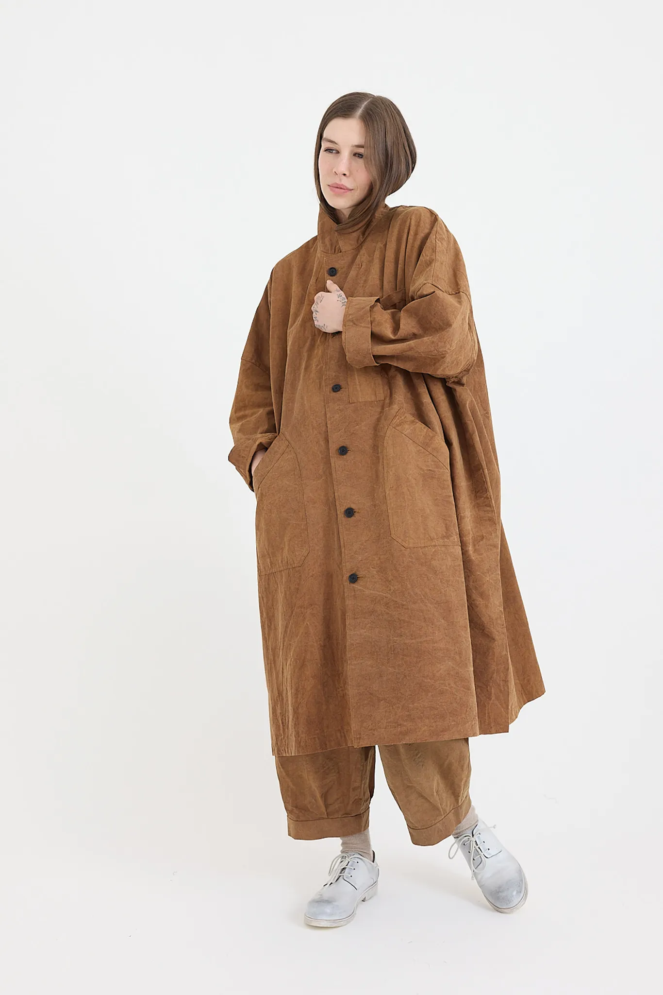 Klasica - Wide Cut Vintage Work Coat Coat