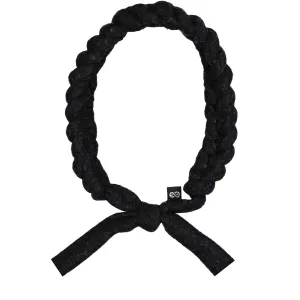 Knot Black Woolen Braid Band