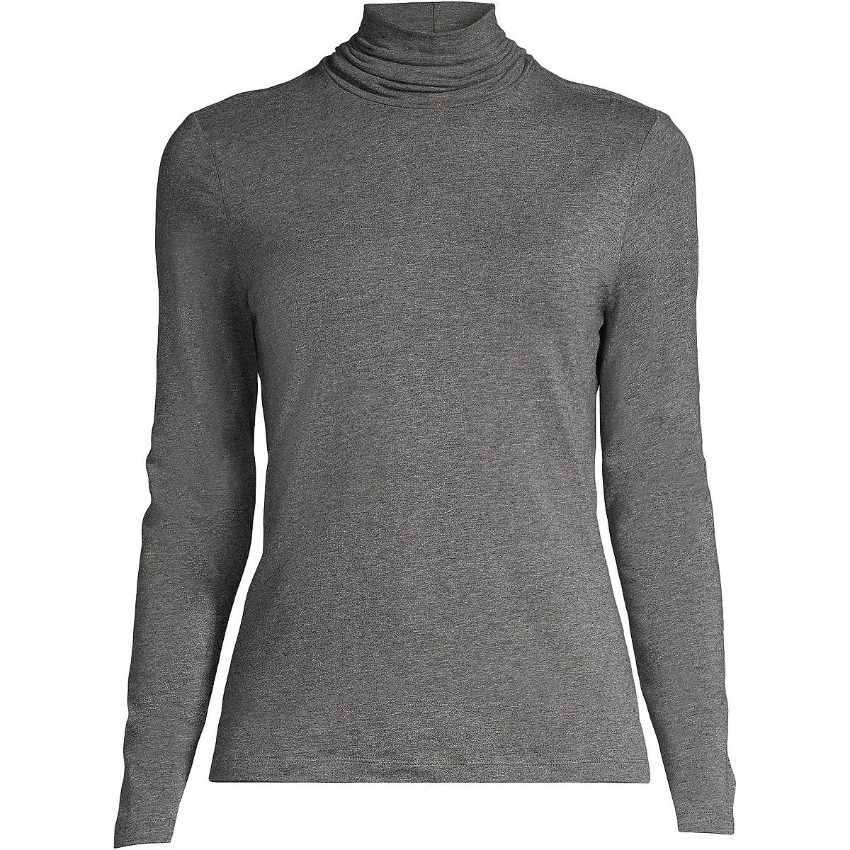 Lands' End Women's Lightweight Long Sleeve Petite Turtleneck