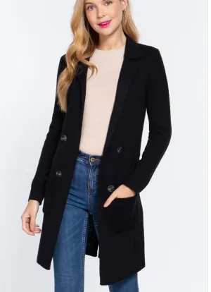 Long Collared Cardigan Jacket