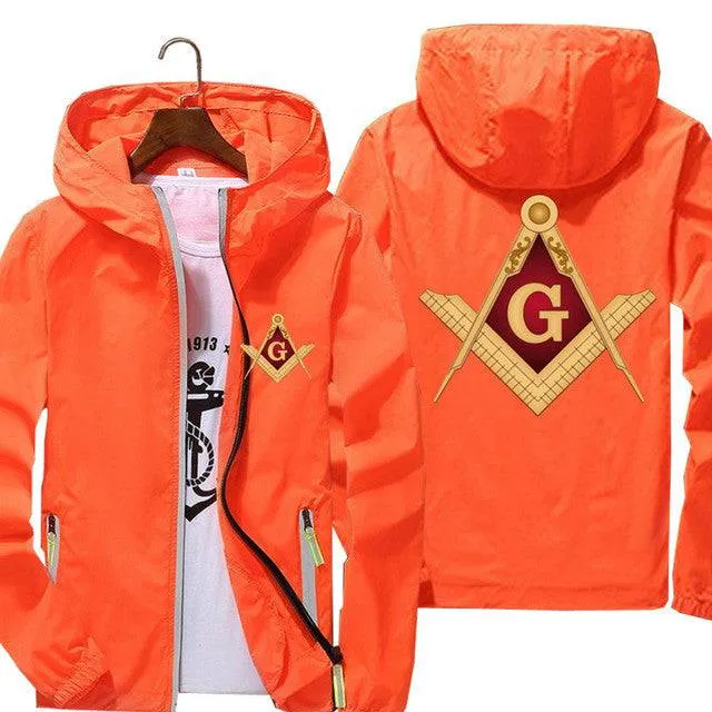 Master Mason Blue Lodge Jacket - Square & Compass G (Multiple Colors)