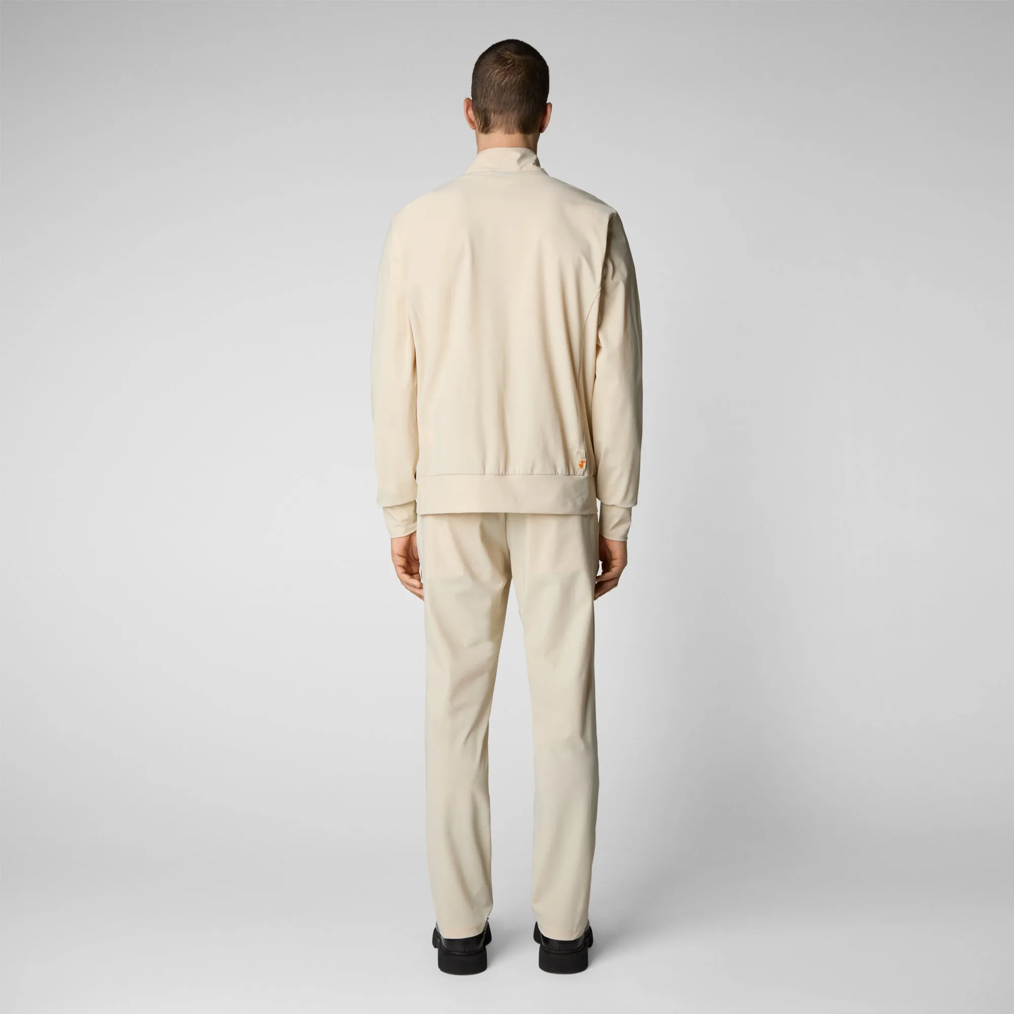 Men's Tulio Zip-Up Sweatshirt in Shore Beige