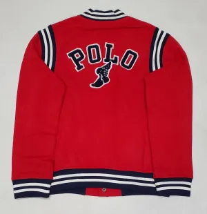 Nwt Polo Sport Red Tennis Winged Foot Baseball Jacket