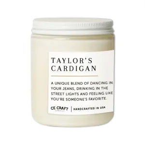 Pop Star Cardigan Candle