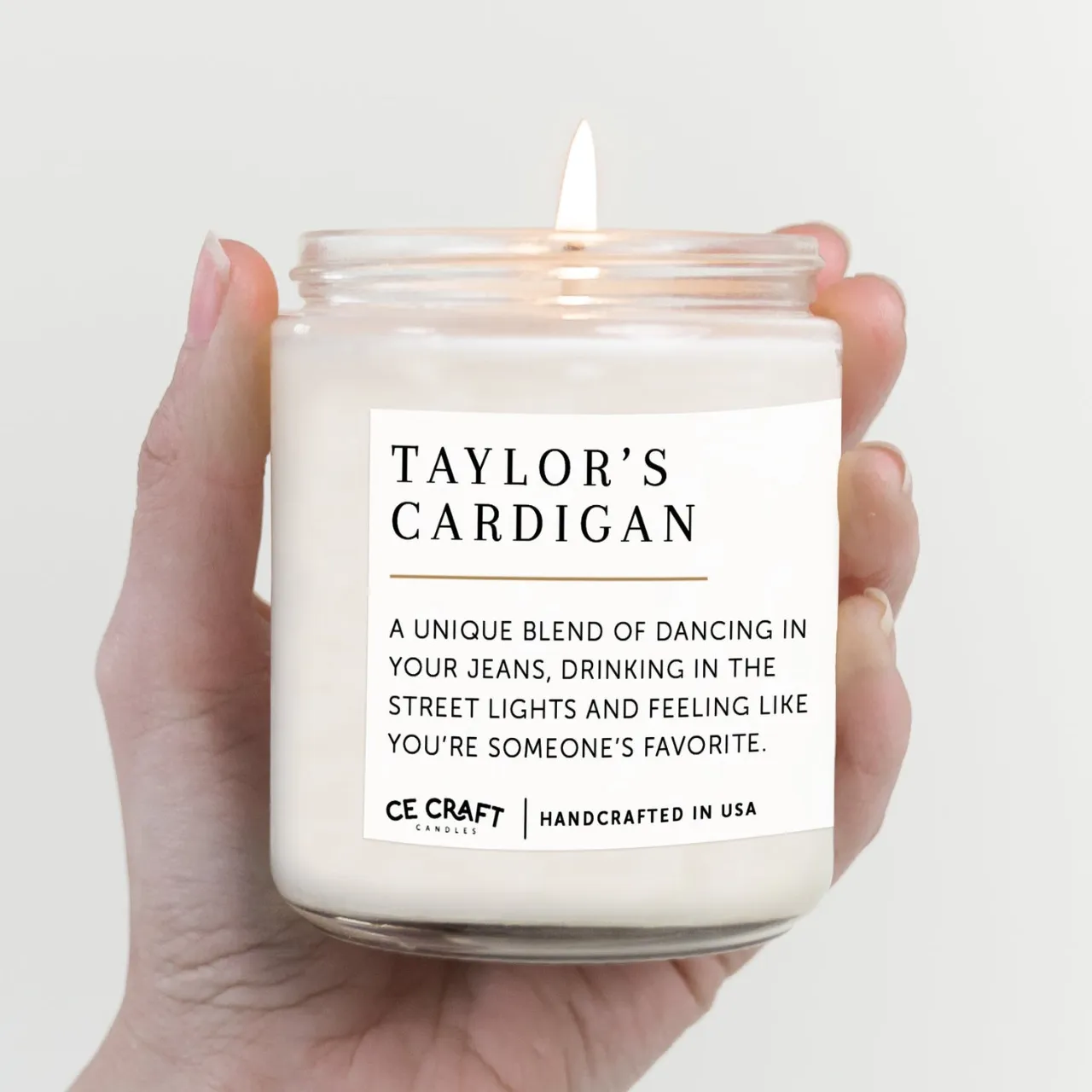 Pop Star Cardigan Candle