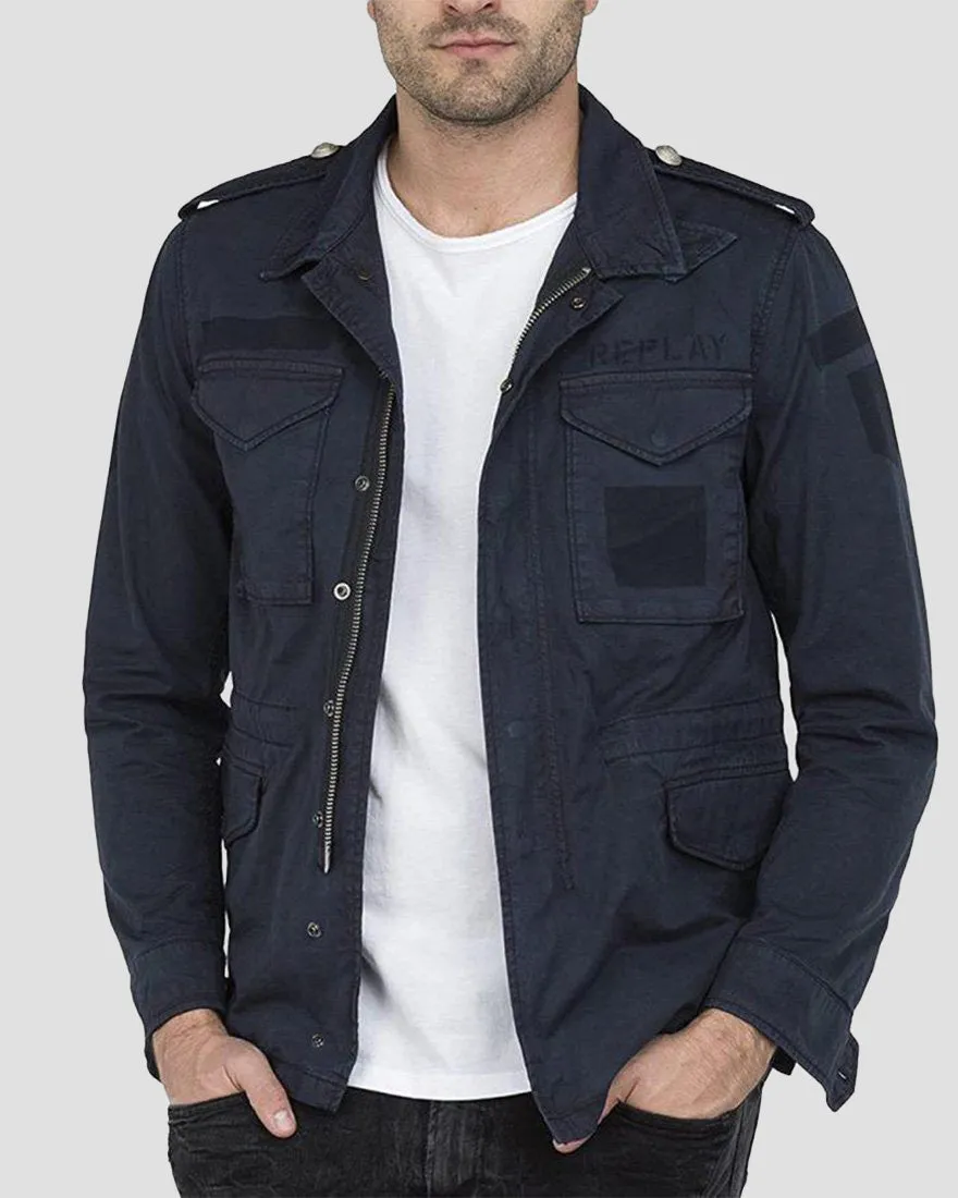 REPLAY M8905.82992G NAVY JACKET