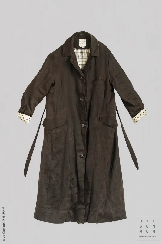 Sontag Waxed Cotton Coat - Small