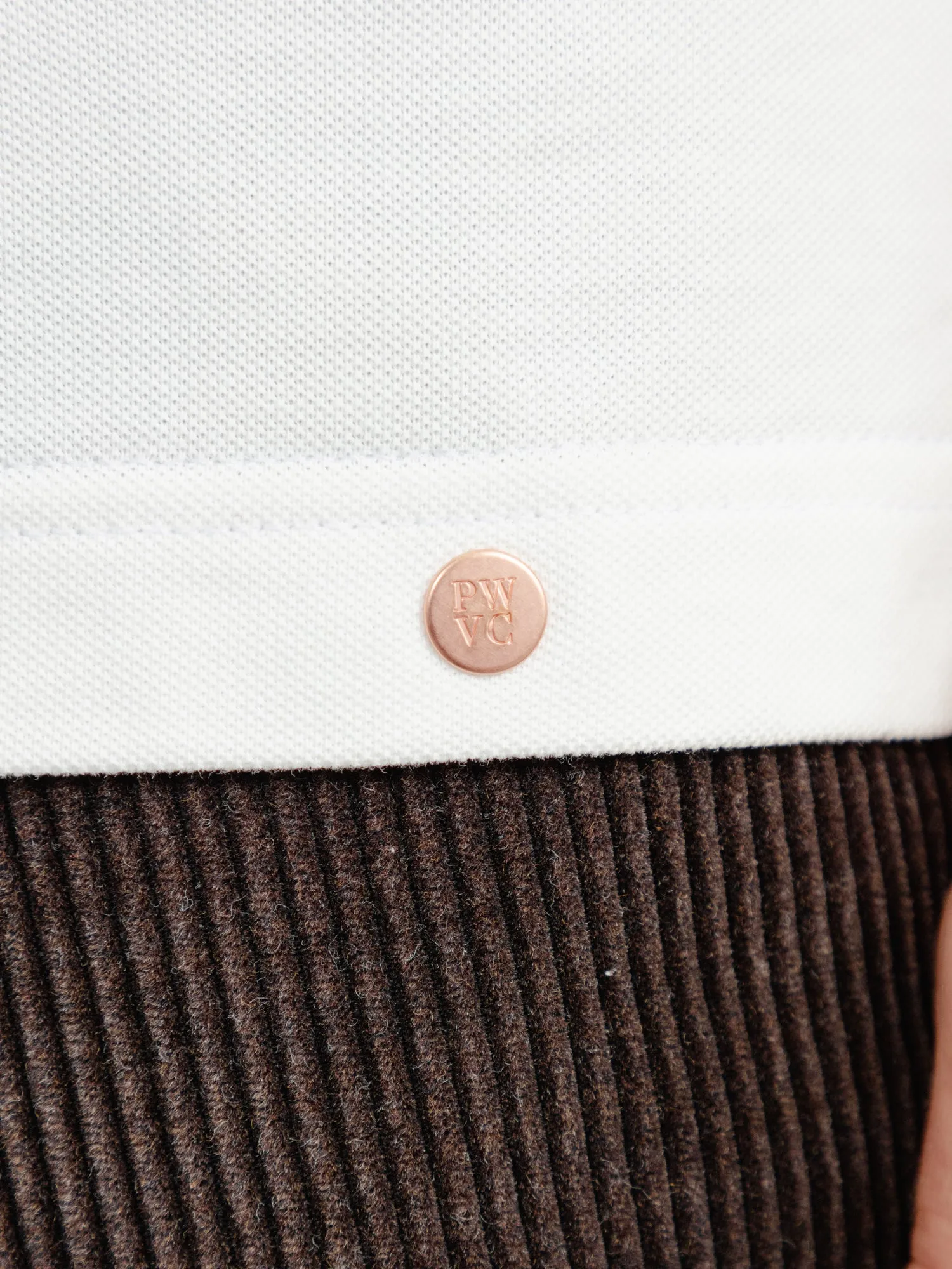 The Edmond Pique Polo - Flake White