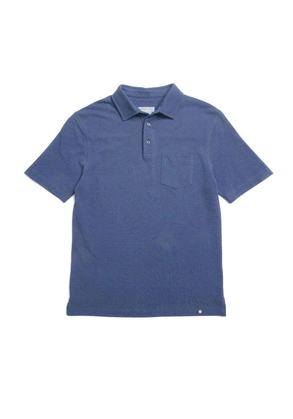 The Edmond Pique Polo - Prussian Blue