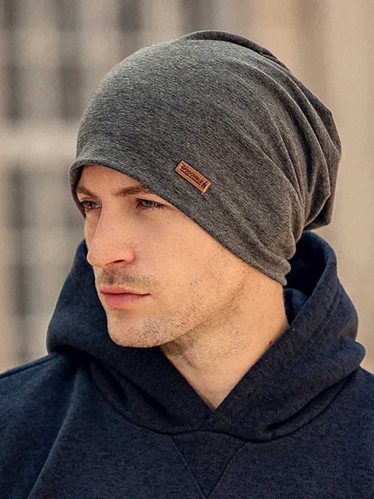 Thin Cotton Hat Winter Snug Fit Beanie