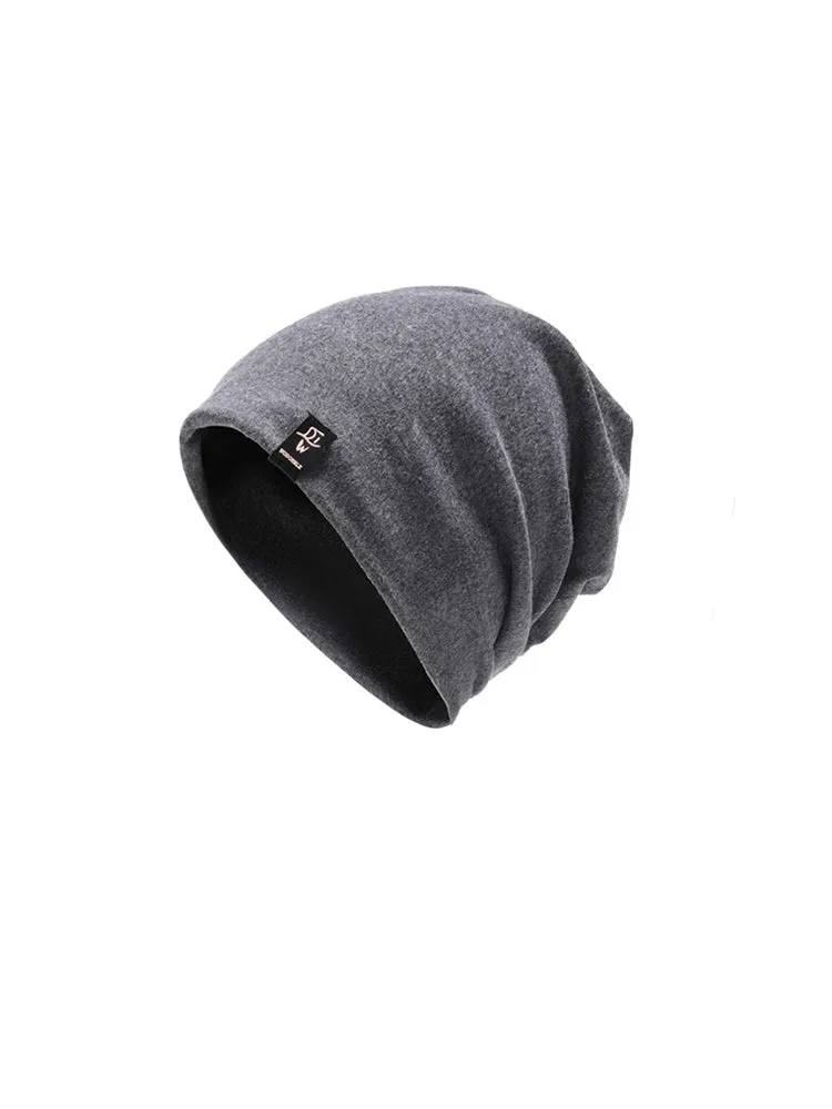 Thin Cotton Hat Winter Snug Fit Beanie