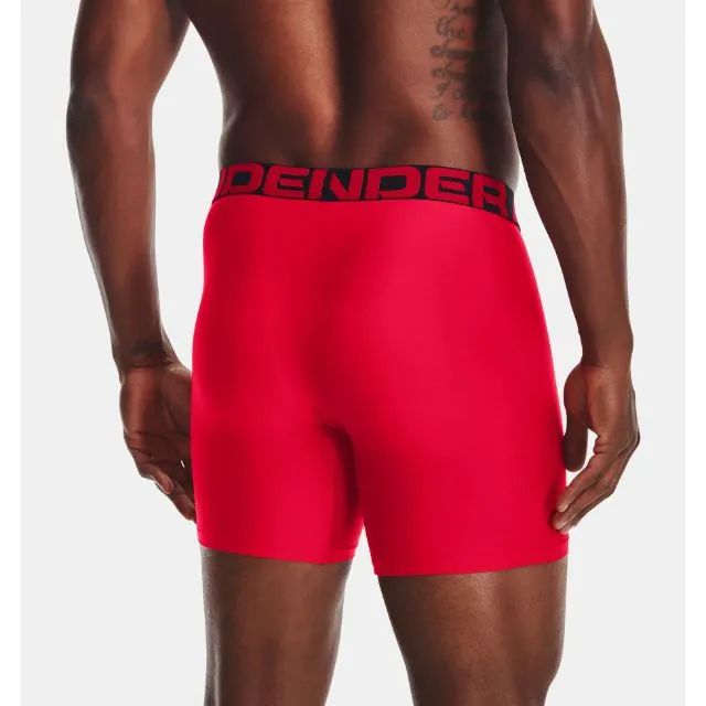 Under Armour Tech 6 Inch  Men Training Underwear Red/Black