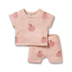 Wilson & Frenchy Just Peachy Organic Knitted Set